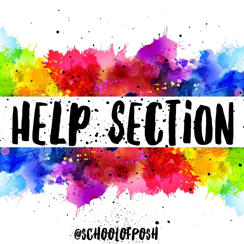 🥰Help section: Poshmark tips and tricks; Start Here. More added often.🥰